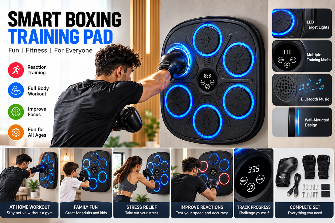 Intelligent Boxing Machine | Smart LED Punching Trainer