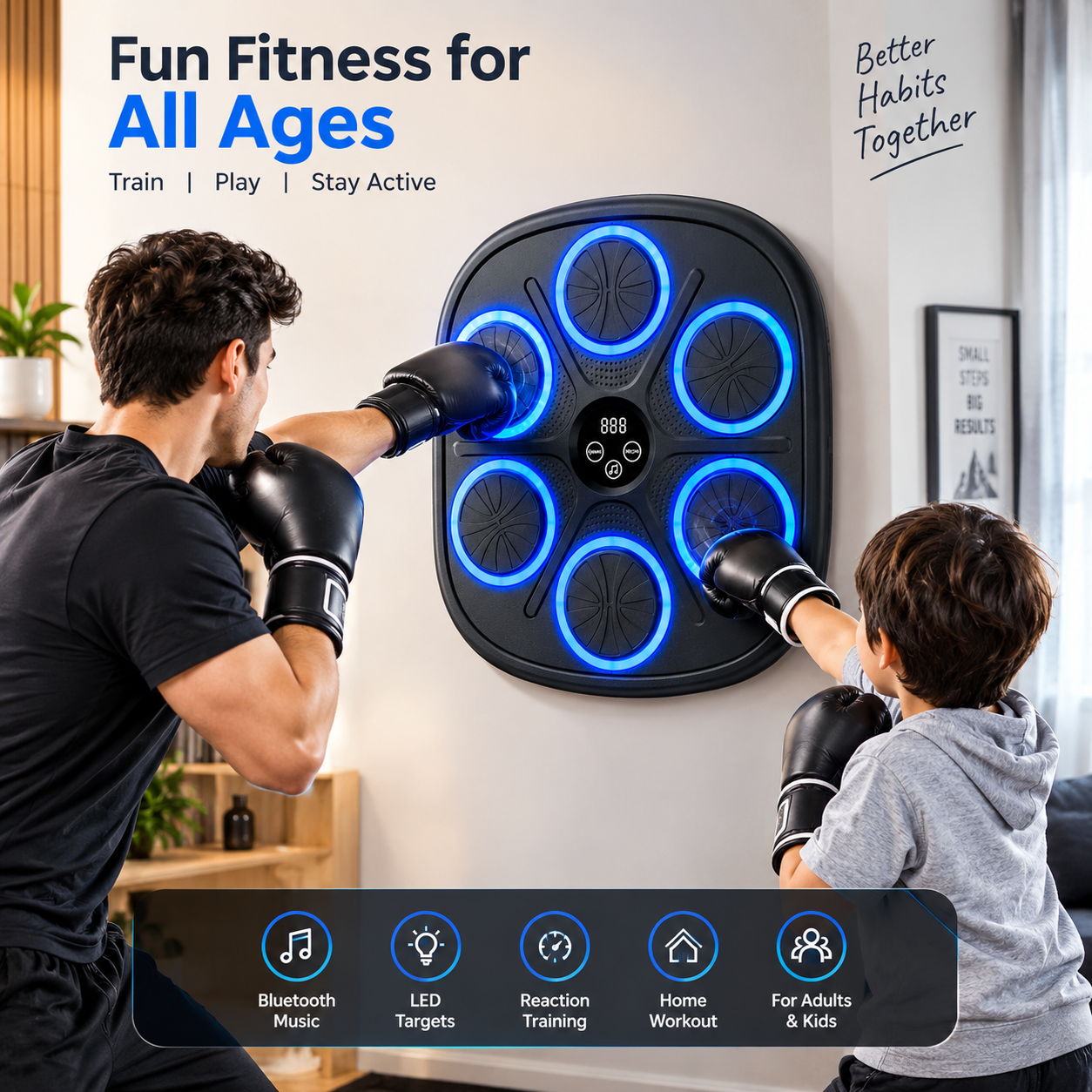Intelligent Boxing Machine | Smart LED Punching Trainer